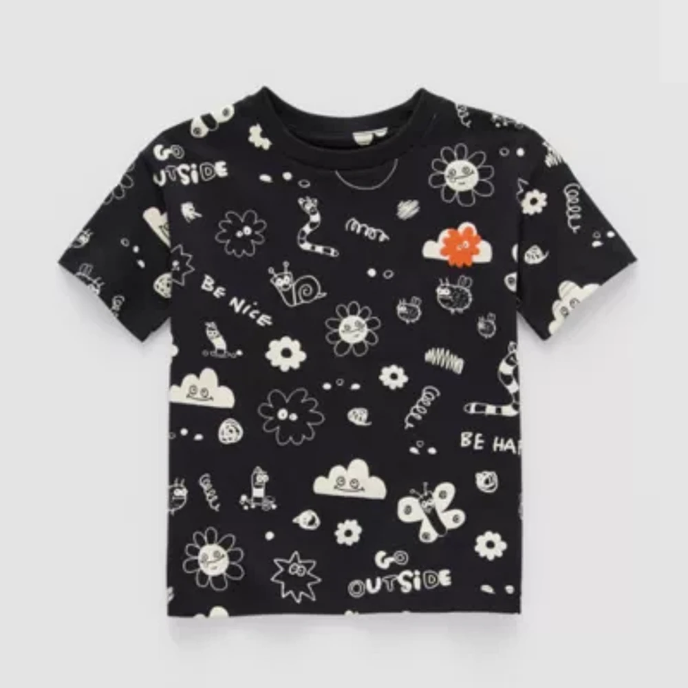 Okie Dokie x Matthew Langille Toddler Boys Crew Neck Short Sleeve Graphic T-Shirt