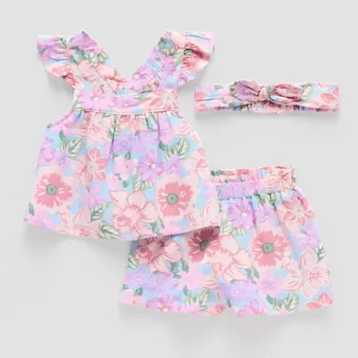 Btween Baby Girls 2-pc. Short Set