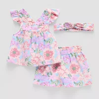 Btween Baby Girls 2-pc. Short Set
