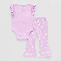 Btween Baby Girls 2-pc. Legging Set