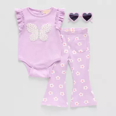 Btween Baby Girls 2-pc. Legging Set