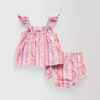 Okie Dokie Baby Girls 2-pc. Short Set