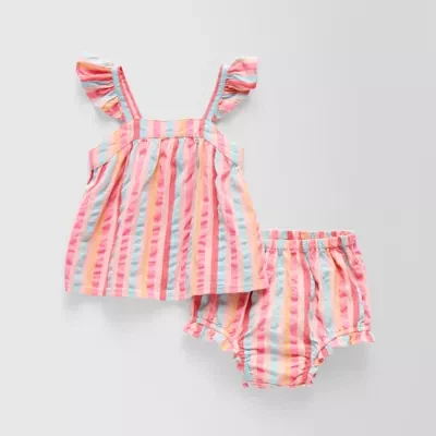 Okie Dokie Baby Girls 2-pc. Short Set