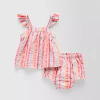 Okie Dokie Baby Girls 2-pc. Short Set
