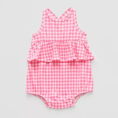 Okie Dokie Baby Girls Sleeveless Romper