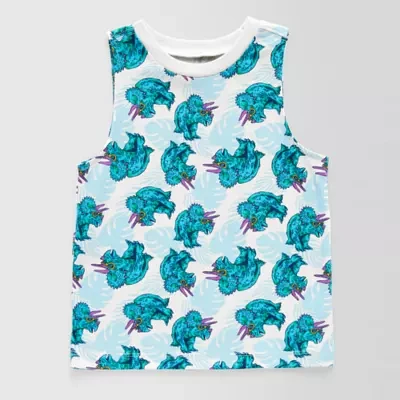 Okie Dokie Toddler & Little Boys Crew Neck Tank Top