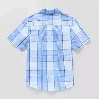 U.S. Polo Assn. Toddler Boys Short Sleeve Button-Down Shirt