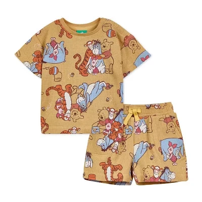 Disney Baby Boys 2-pc. Winnie The Pooh Short Set