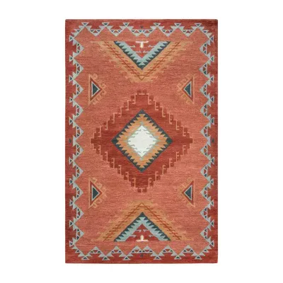 Rizzy Home Mesa Collection Dynasty Hand-Tufted Diamond Area Rug