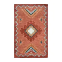 Rizzy Home Mesa Collection Dynasty Hand-Tufted Diamond Area Rug