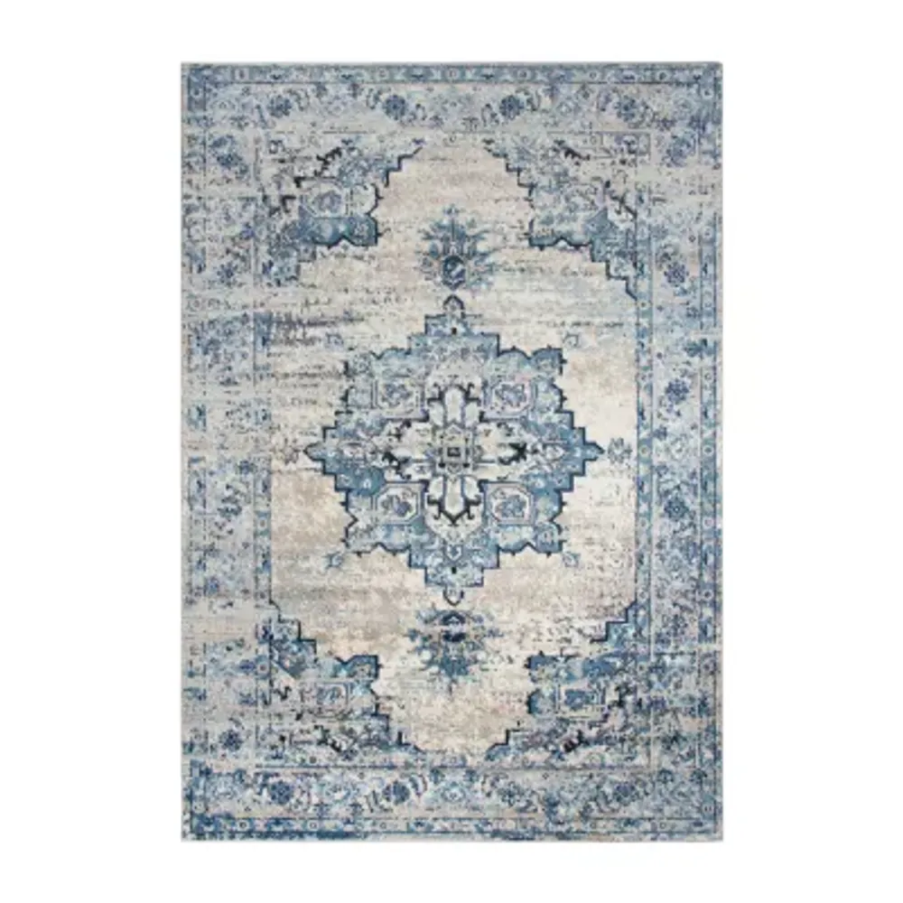 Rizzy Home Encore Collection Anna Medallion Area Rug