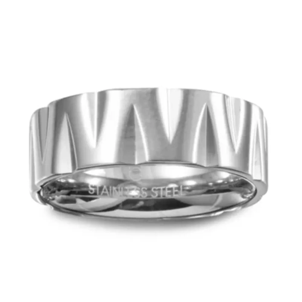 9M Stainless Steel Wedding Band