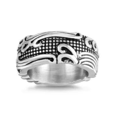11M Stainless Steel Wedding Band