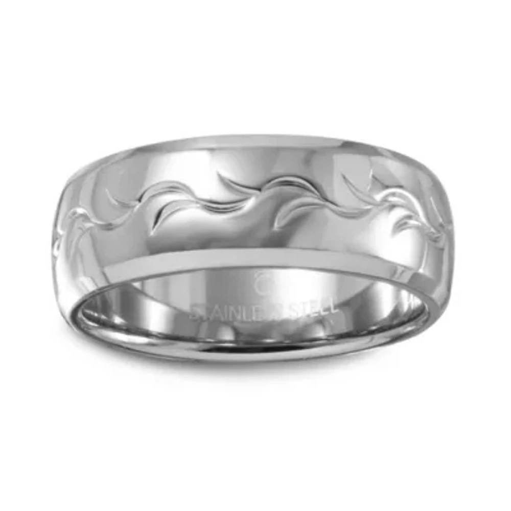 6MM Stainless Steel Wedding Band