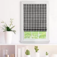 Buffalo Check Cordless Light-Filtering Roman Shade