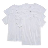 Hanes Ultimate Little & Big Boys 5 Pack Moisture-Wicking Crew Neck Short Sleeve T-Shirt