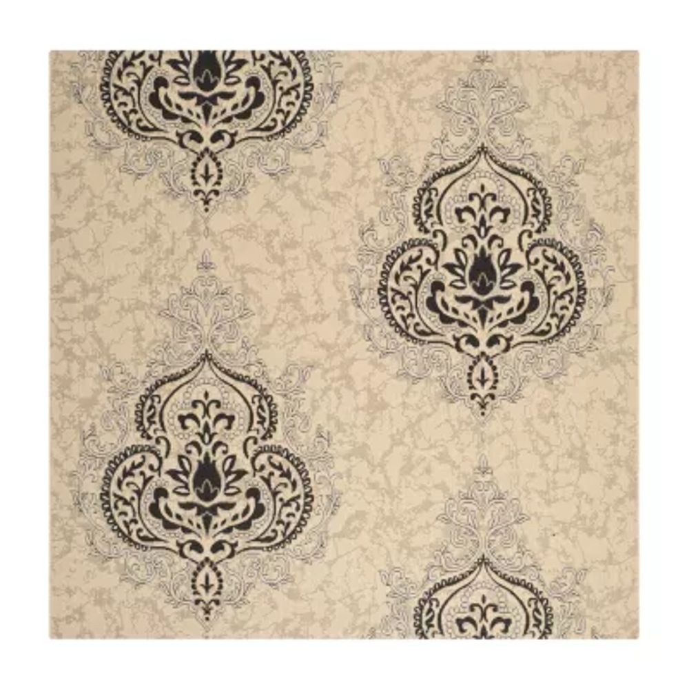 Safavieh Courtyard Collection Dedrick Medallion Indoor/Outdoor Square Area Rug