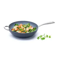 GreenPan Lima Hard Anodized Ceramic Non-Stick 12.5" Open Wok