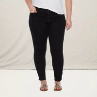 a.n.a-Plus Womens High Rise Button Fly Jegging