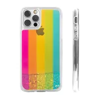 Iphone 12 Pro Rainbow Glitter Case