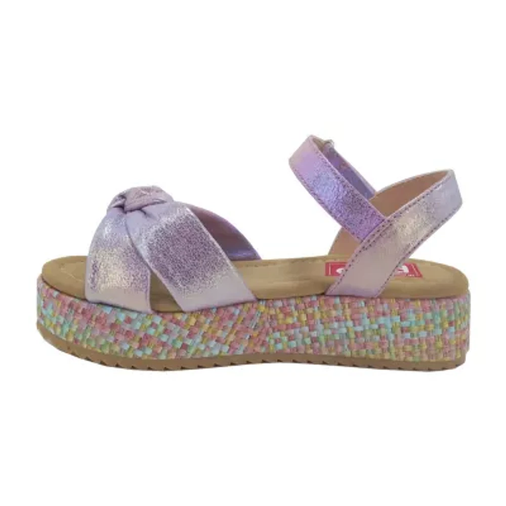 Pop Little & Big  Girls Presence Wedge Sandals