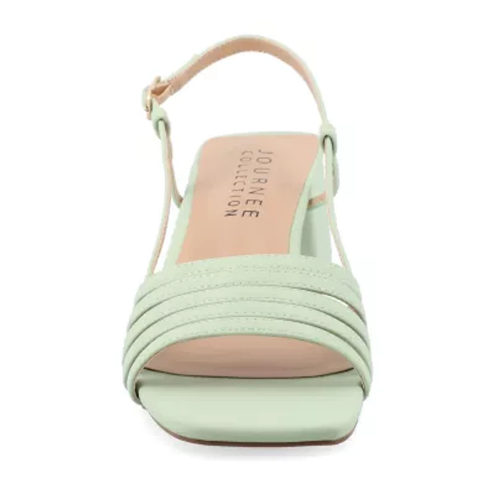 Journee Collection Womens Shayana Heeled Sandals