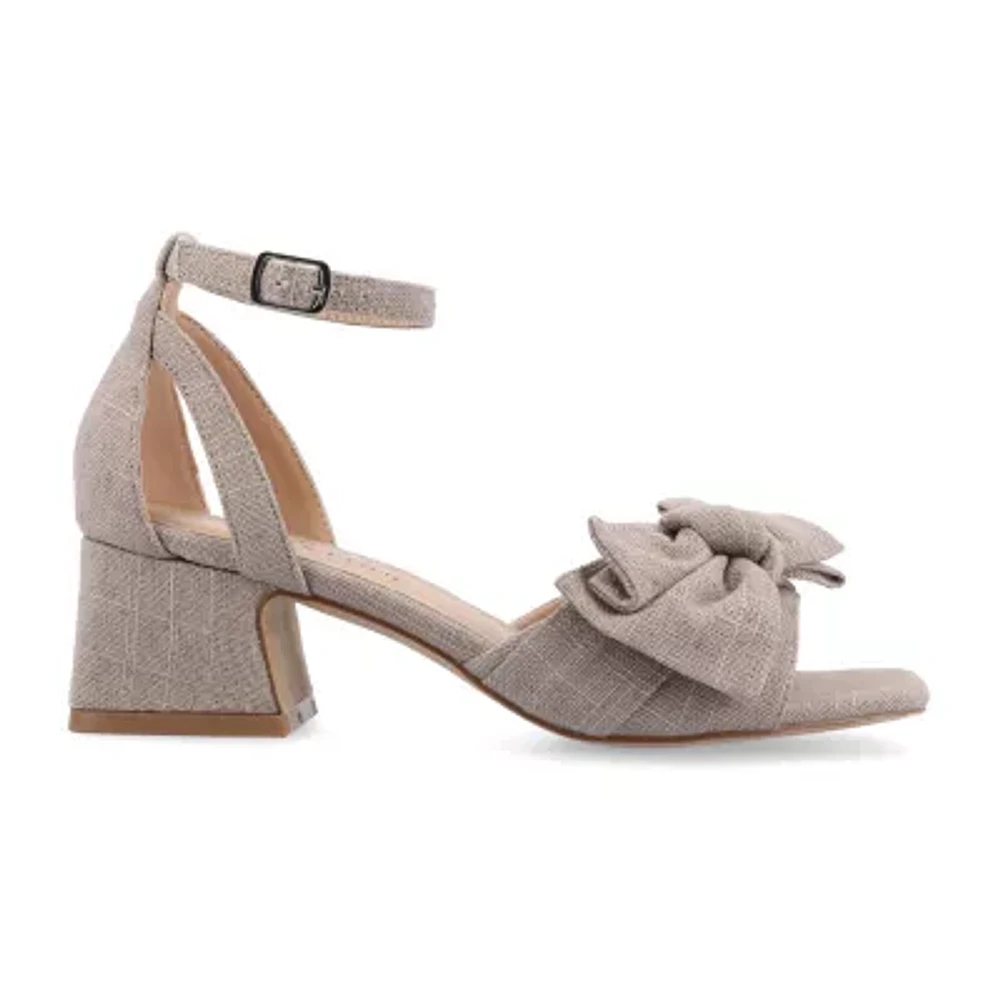 Journee Collection Womens Zevi Heeled Sandals