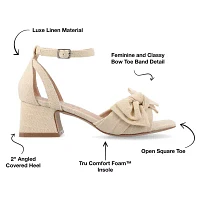 Journee Collection Womens Zevi Heeled Sandals