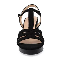 Journee Collection Womens Alyce Heeled Sandals