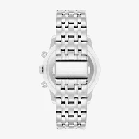 Armitron Mens Silver Tone Stainless Steel Bracelet Watch 20/5598bysv