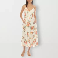 White Mark Womens Sleeveless Floral Sundress