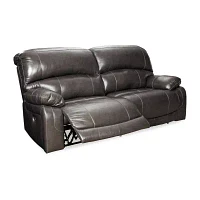 Signature Design By Ashley® Hallstrung Dual Power Leather Reclining Sofa