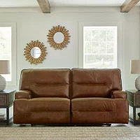 Signature Design By Ashley® Francesca Dual Power Leather Reclining Sofa