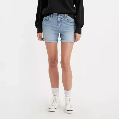 Levi's Womens Mid Rise Denim Short