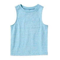 Okie Dokie Toddler & Little Boys Crew Neck Tank Top