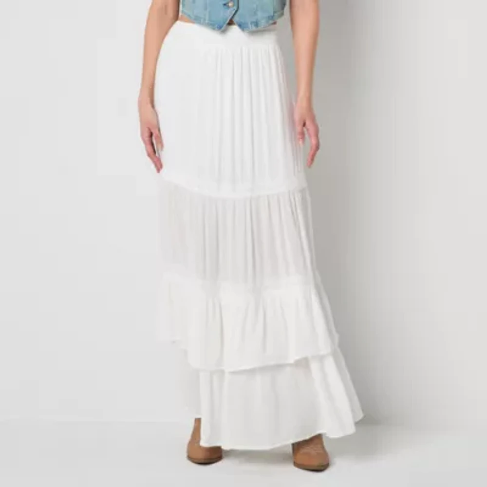 Arizona Womens Maxi Skirt - Juniors