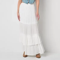 Arizona Womens Maxi Skirt - Juniors