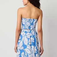 a.n.a Womens Linen Blend Tube Top