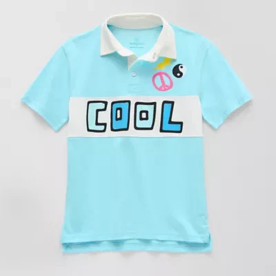 Thereabouts x Matthew Langille Little & Big Boys Short Sleeve Rugby Shirt