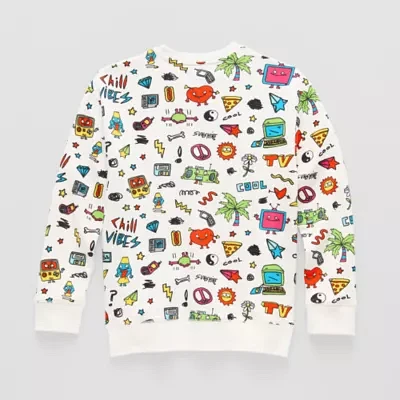 Thereabouts X Matthew Langille Little & Big Boys Long Sleeve Sweatshirt