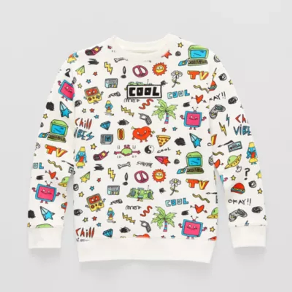 Thereabouts x Matthew Langille Little & Big Boys Long Sleeve Sweatshirt