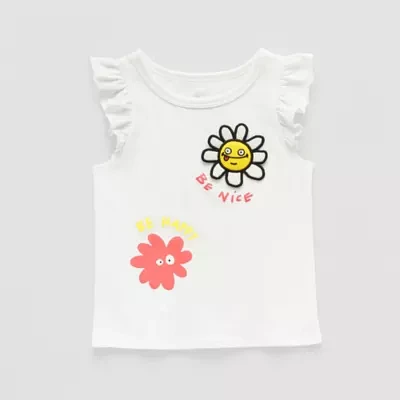Okie Dokie x Matthew Langille Toddler Girls Crew Neck Short Sleeve T-Shirt