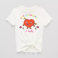Thereabouts x Matthew Langille Little & Big Girls Crew Neck Short Sleeve Graphic T-Shirt