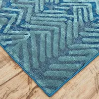 Weave and Wander Zara Hooked Rectangular Rug