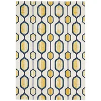 Weave And Wander Mersin Geometric Hooked Indoor Rectangular Accent Rug