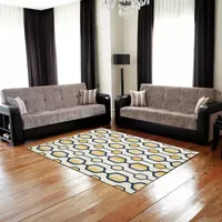 Weave And Wander Mersin Geometric Hooked Indoor Rectangular Accent Rug