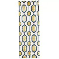 Weave And Wander Mersin Geometric Hooked Indoor Rectangular Accent Rug