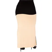 Poetic Justice Curvy French Terry Knit Maxi Skirt