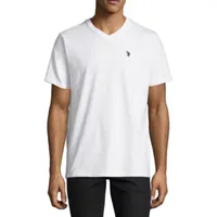 U.S. Polo Assn. Stretch Mens V Neck Short Sleeve T-Shirt