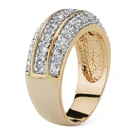 Womens 1 3/4 CT. T.W. Cubic Zirconia 14K Gold Over Brass Engagement Ring